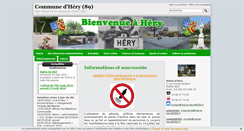 Desktop Screenshot of mairie-hery89550.fr